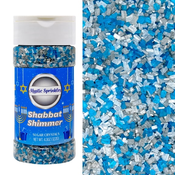 Mystic Sprinkles Shabbat Shimmer Sugar Crystals 4.3oz