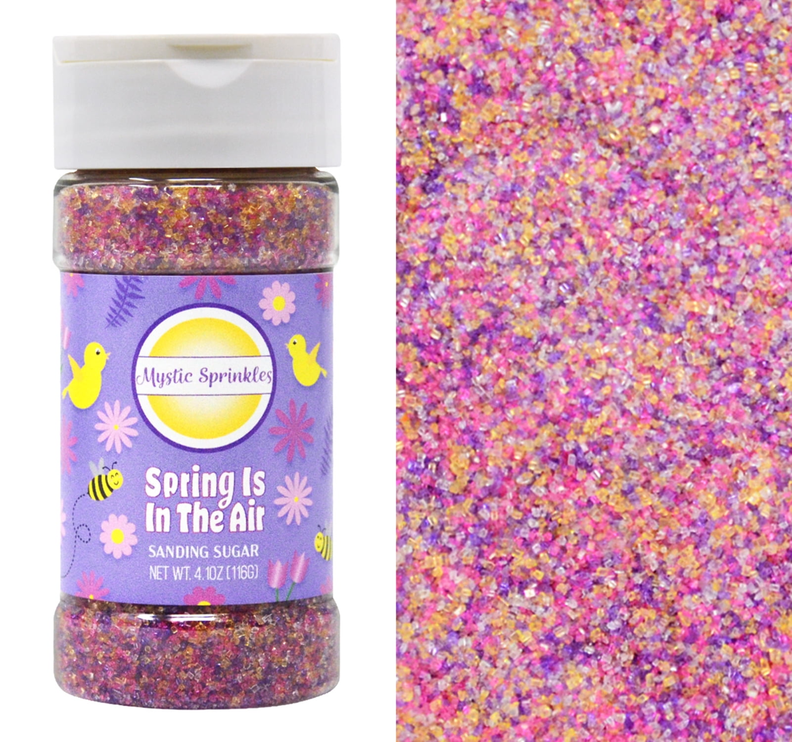 Mystic Sprinkles Spring is in the Air Sanding Sugar 4.1oz