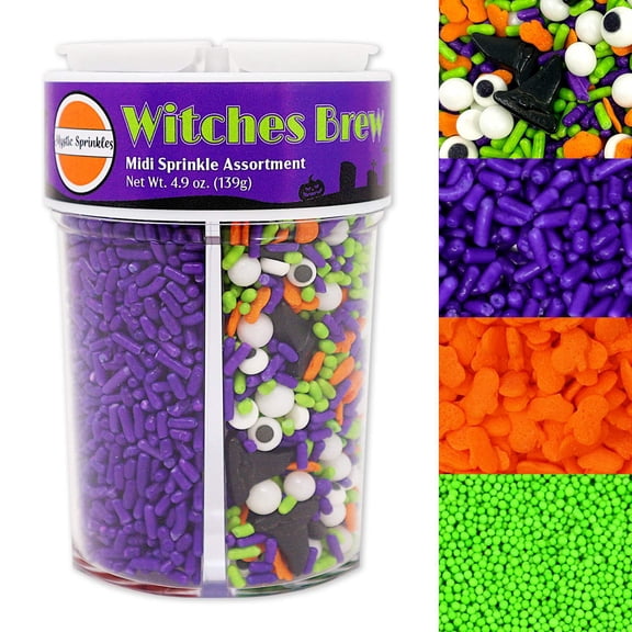 Mystic Sprinkles Witches Brew Midi Sprinkle Assortment 4.9oz