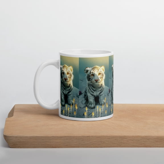 Mystic Tiger Cub  Bold 11oz Ceramic Mug