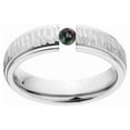 thumbnail image 1 of Mystic Topaz 5mm Stainless Steel Custom Tension Set Ring, 1 of 3