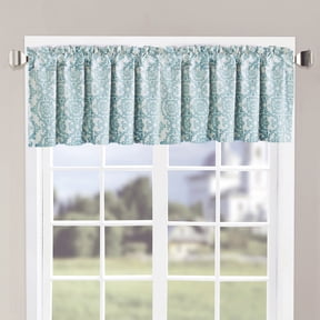 Home Soft Things Mystic Teal Valance Set - 2 Panels - 60"x18"
