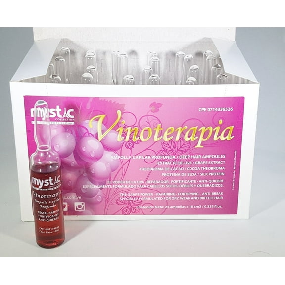 Mystic Vinoterapia Deep Hair Ampoules Hair-Strand Rebuilder 24 Ampollas X 10 cm3 / 0.338 fl. oz