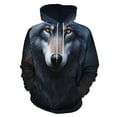 thumbnail image 1 of Mystic Wolf Portrait 3D Print Hoodie Men Women Autumn Thin Pullover Sweatshirt Vintage Streetwear Tops, 1 of 6