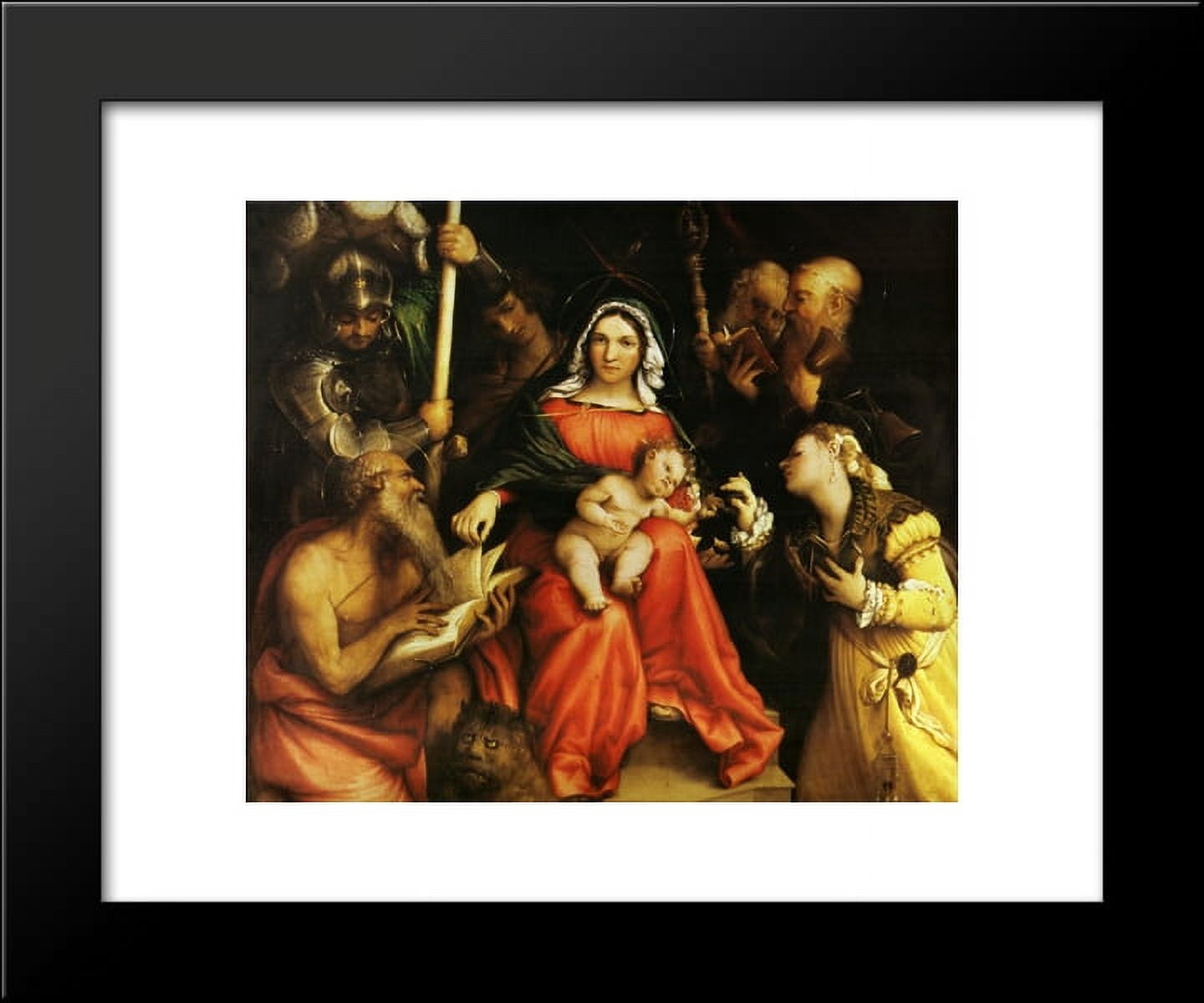 Mystic marriage of Saint Catherine of Alexandria and Saint Catherine of ...