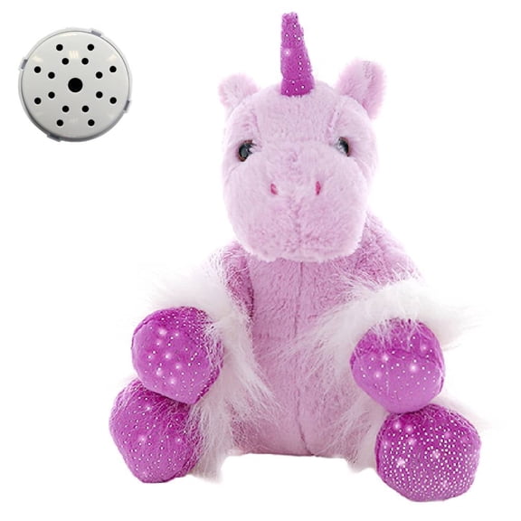 Mystic the Unicorn 16 Inch Plush Toy with Recorder Device Magical Soft Unicorn for Kids