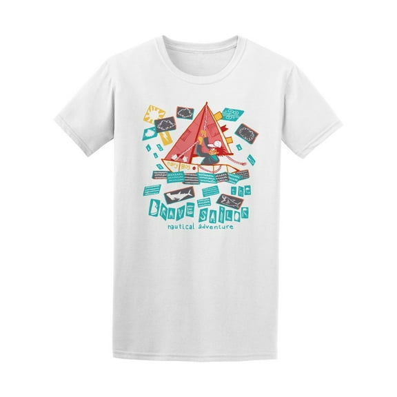 Mystical Adventure Brave Sailor T-Shirt Men -Image by Shutterstock, Male x-Large