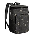 thumbnail image 1 of Mystical Astrology Insulated Backpack Cooler - 20L Soft Cooler Bag with Golden Star Print, Perfect for Outdoor & Travel, 1 of 5