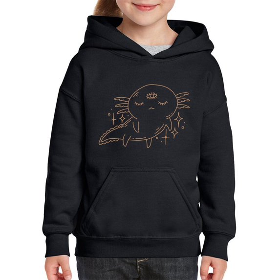Mystical Baby Axolotl Hoodie Juniors -Image by Shutterstock, Small