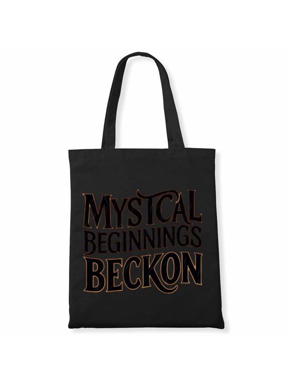 Mystical Beginnings Beckon Pink Pumpkin Breast Cancer Awareness Canvas Bag 2Pcs