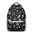 thumbnail image 1 of Mystical Celestial Goth Backpack – Dark Moon, Stars, Eclipse & Astral Map with Gothic Steampunk and Cosmic Sky Design, 1 of 6