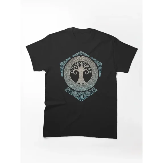 Mystical Rapper Mystical Celtic Tree of Life T-Shirt - Spiritual Norse Mythology Viking ...