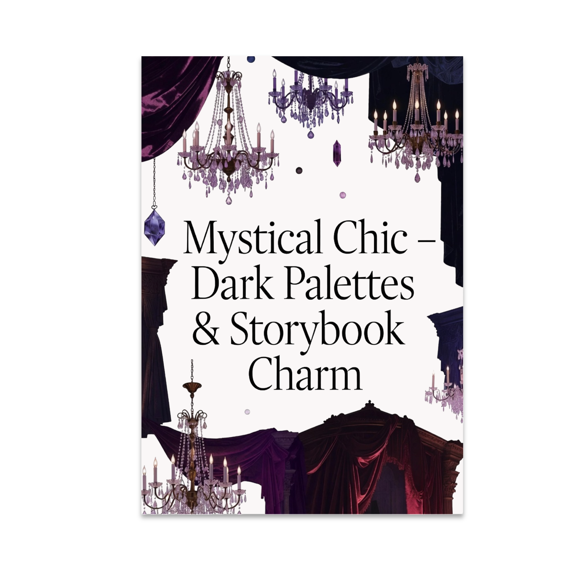 Mystical Chic Dark Palettes Art - Interior Design Enthusiast - 13x19 Poster Print