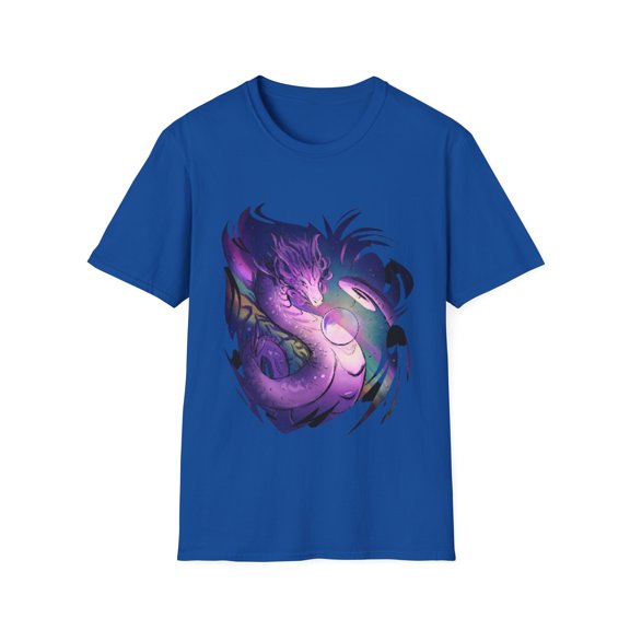 Mystical Chinese Dino Magic Men Women Novelty TShirt
