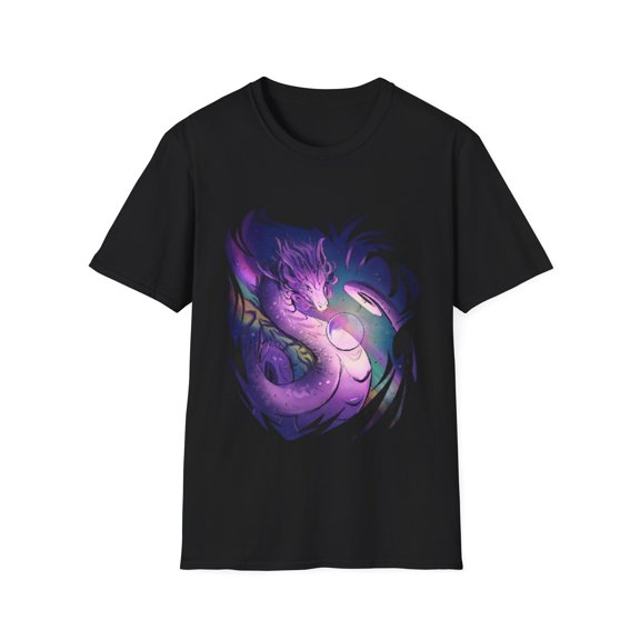 Mystical Chinese Dino Magic Men Women Novelty TShirt