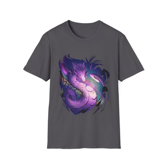 Mystical Chinese Dino Magic Men Women Novelty TShirt