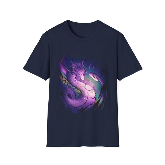 Mystical Chinese Dino Magic Men Women Novelty TShirt