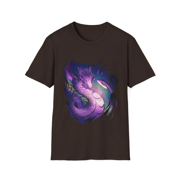 Mystical Chinese Dino Magic Men Women Novelty TShirt