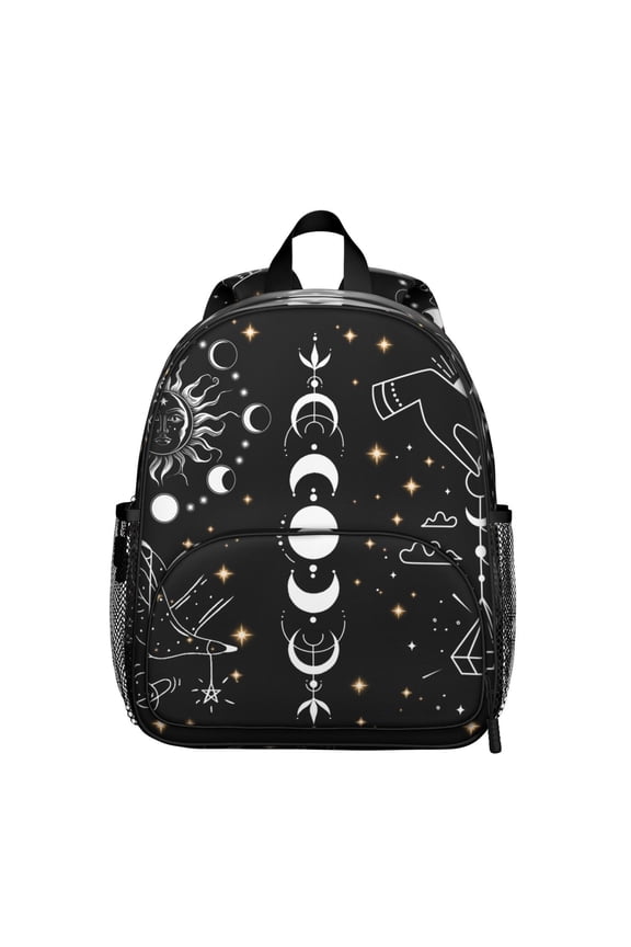 Mystical Constellation School Backpack - Durable Waterproof Bag with Spacious Storage