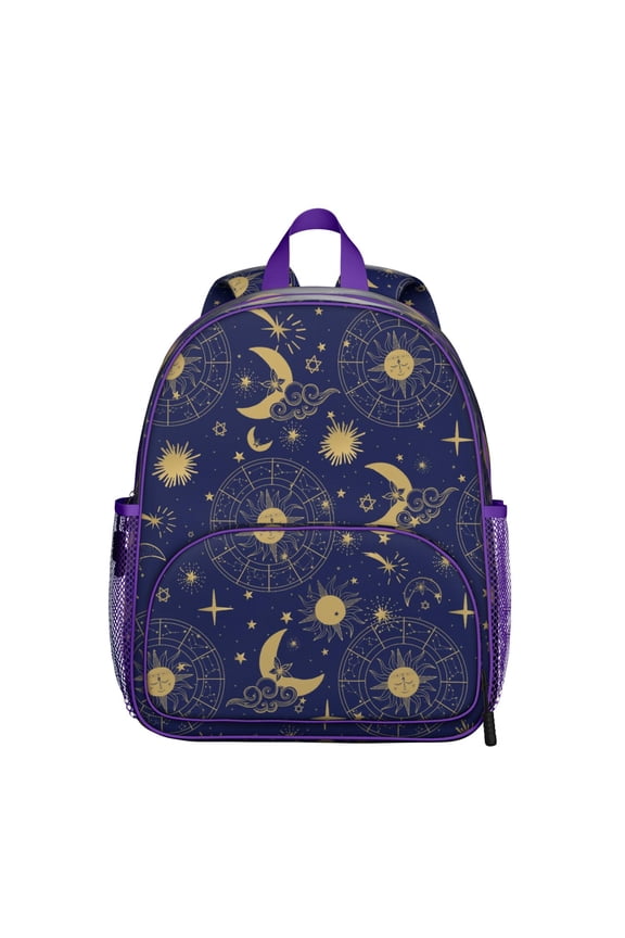 Mystical Constellation School Backpack - Durable Waterproof Bag with Spacious Storage