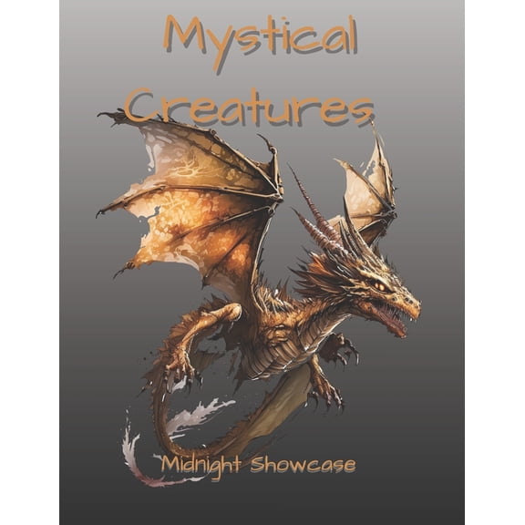 Mystical Creatures A Dragon Coloring Book, (Paperback)