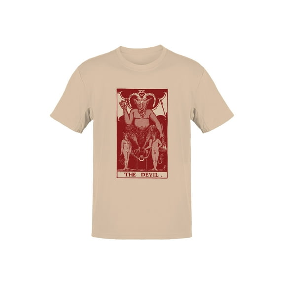 Mystical Devil Tarot Card Illustration Men's T-shirt