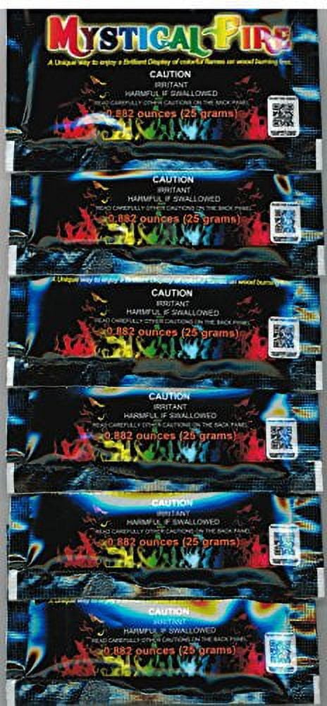 Mystical Fire Color Changing Flame Starters, Vibrant Colors (6 Count ...