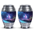 thumbnail image 1 of Mystical Forest Rooster Cremation Cremation Urn - Decorative Urns For Human Ashes - Cremation Urns Adult - Adult Urns For Human Ashes Men - Memorial Urns For Human Ashes (Size-3inch,2pcs), 1 of 5