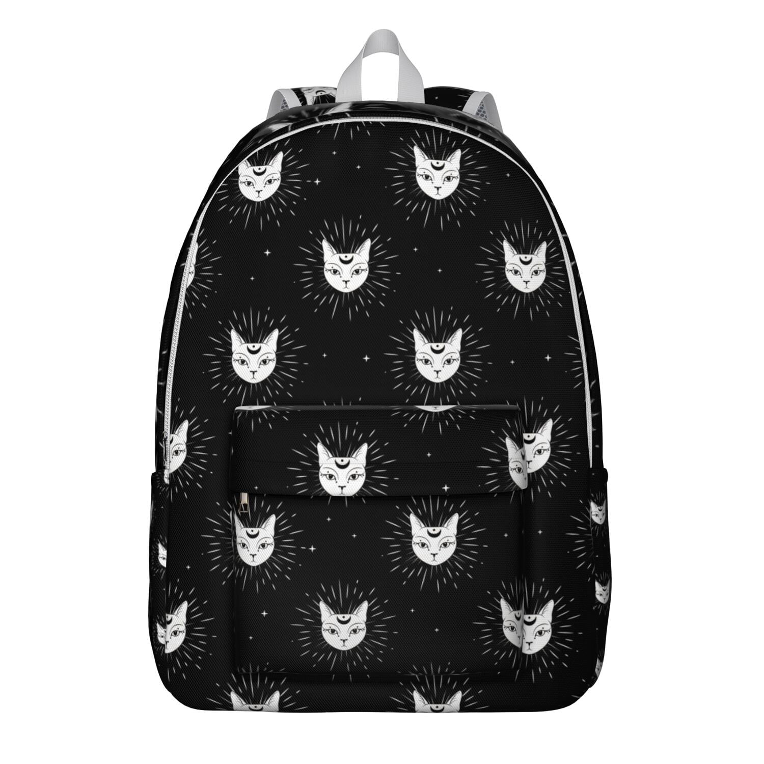 Mystical Goth Backpack, Lightweight School Bag with Starry 