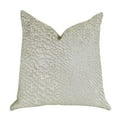 thumbnail image 1 of Mystical Iceberg Throw Pillow in White and Silver Tones, 1 of 3