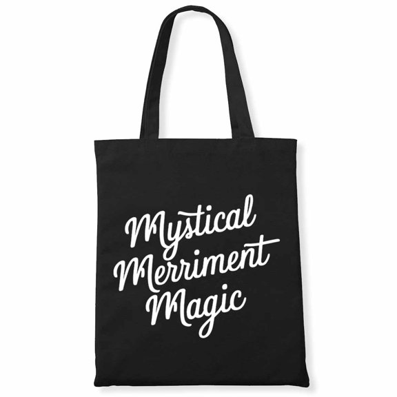 Mystical Merriment Magic Pumpkin Breast Cancer Halloween Gifts Canvas Bag 1Pc
