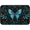 thumbnail image 1 of Mystical Moon Moth Butterfly Door Mat Welcome Decorative Doormat Non Slip Indoor Entryway Floor Mats Home Bathroom Decor 18*30in, 1 of 4