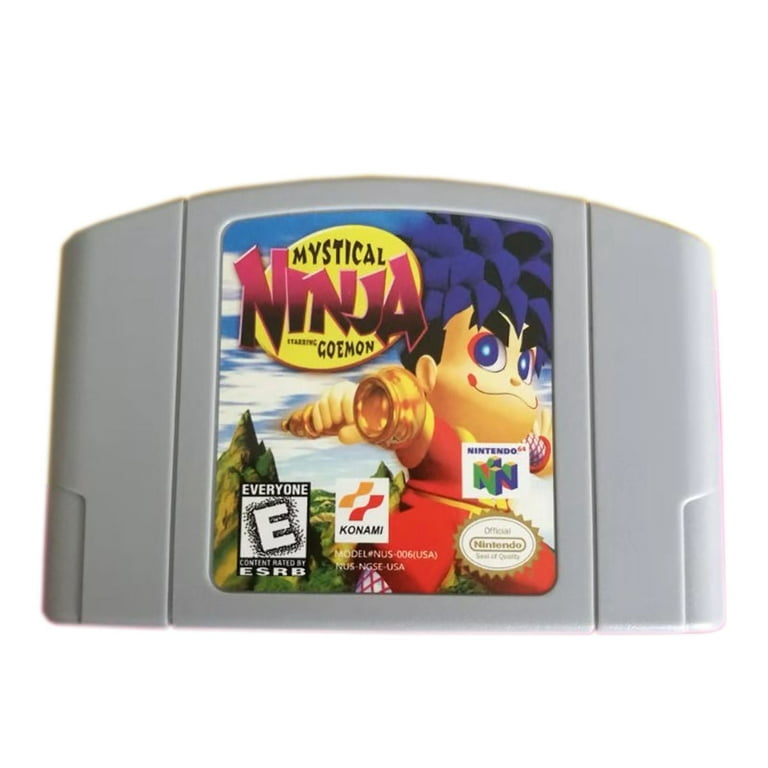 Mystical Ninja Starring Goemon N64 Game(US Version