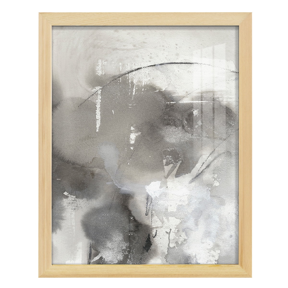 Mystical Objects I - Framed Print w/glass - Natural Wood