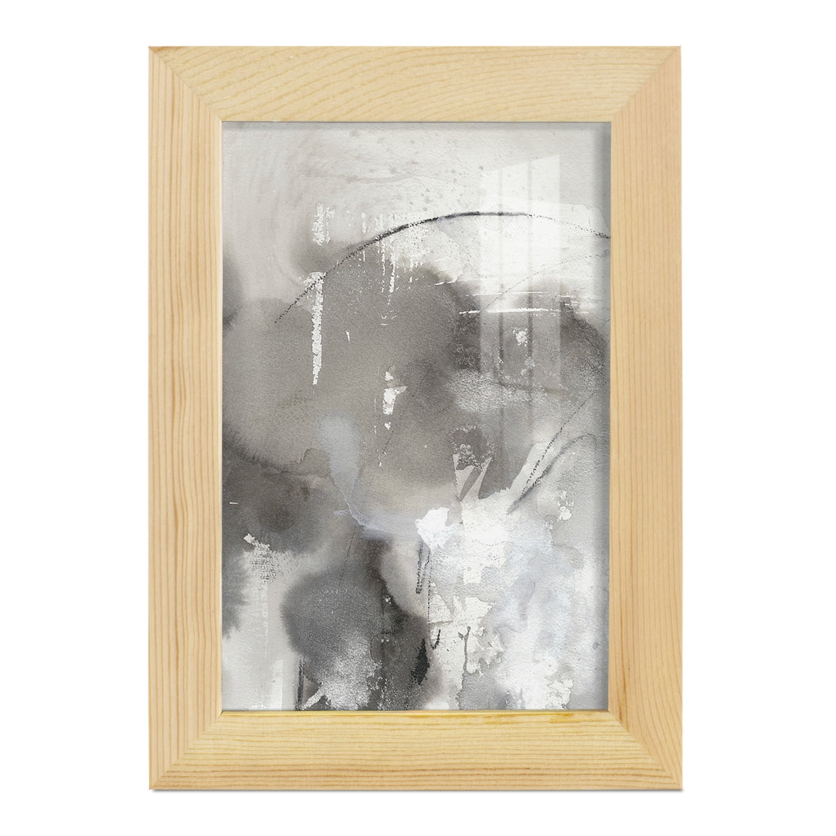Mystical Objects I - Framed Print w/glass - Natural Wood
