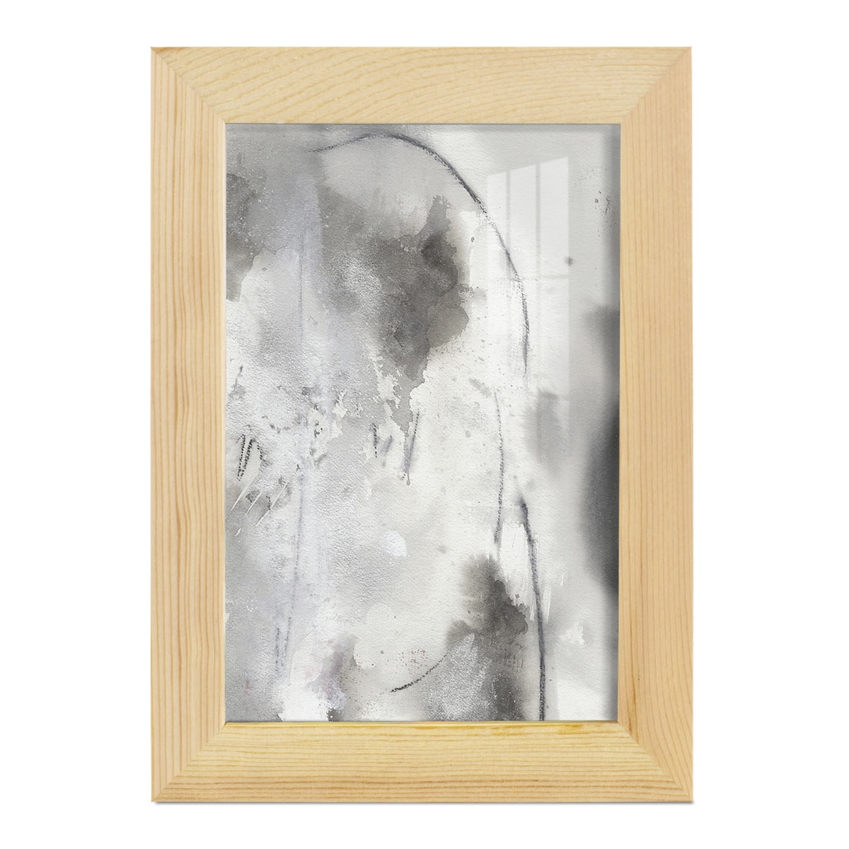 Mystical Objects IV - Framed Print w/glass - Natural Wood