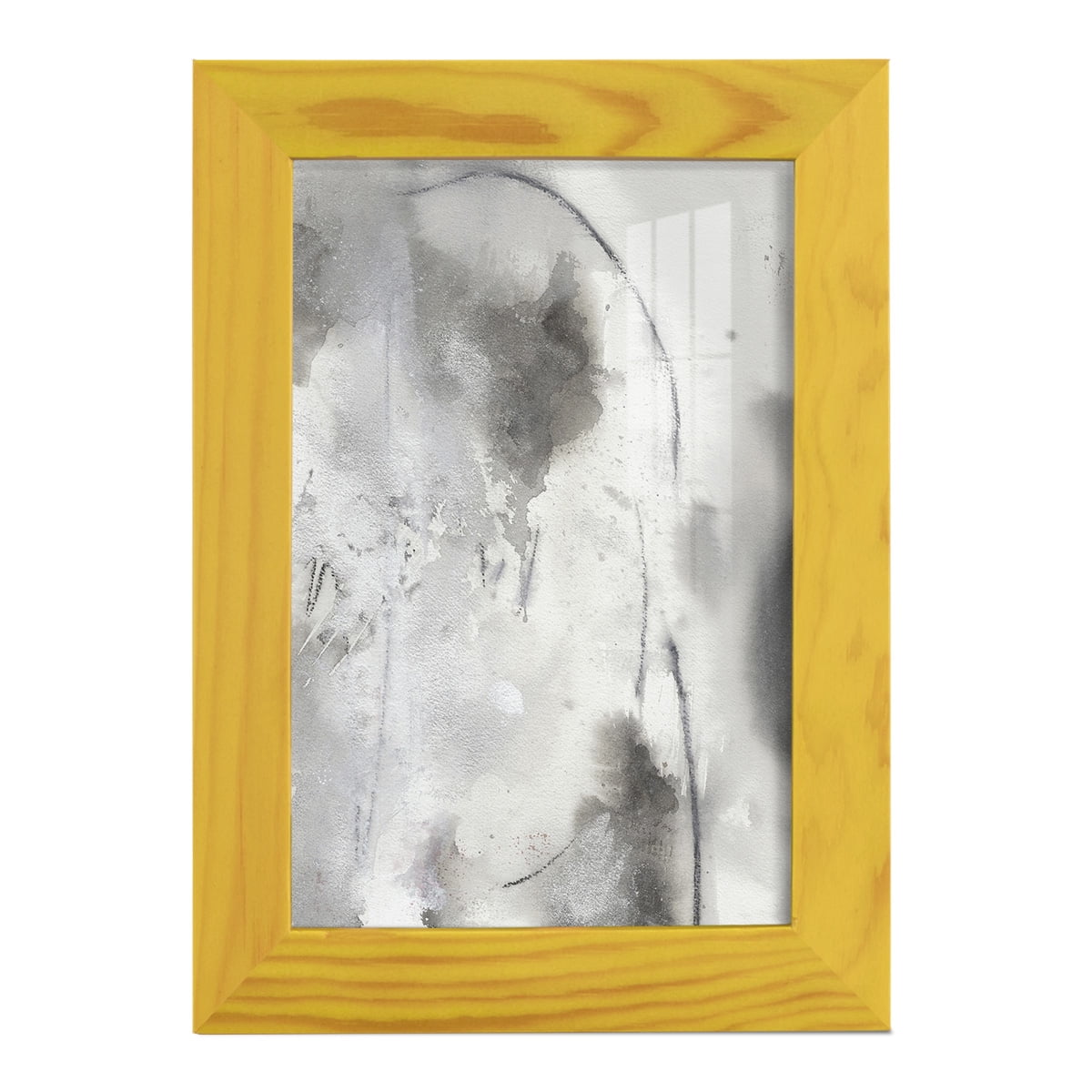Mystical Objects IV - Framed Print w/glass - Sunflower Yellow