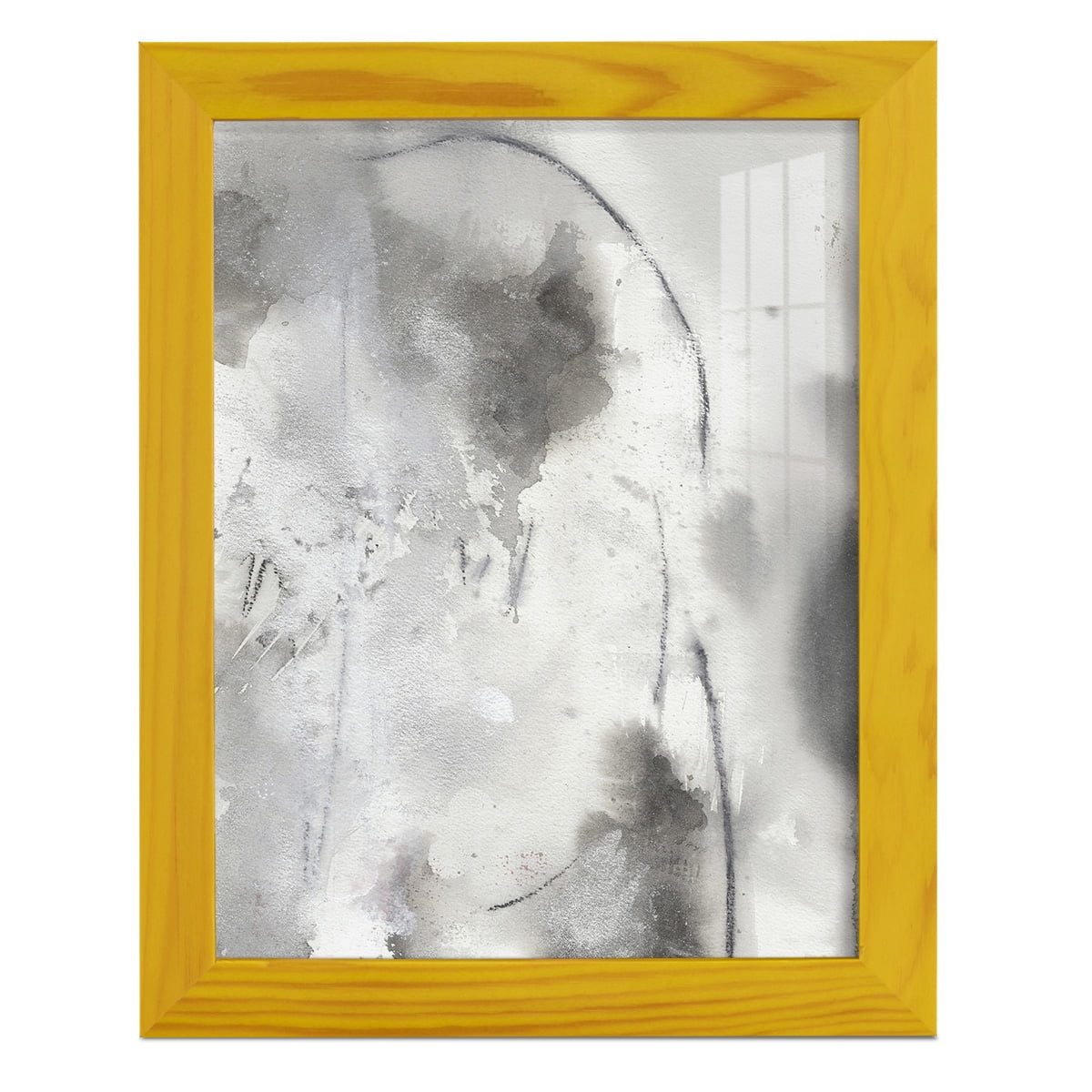 Mystical Objects IV - Framed Print w/glass - Sunflower Yellow