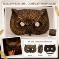 thumbnail image 1 of Mystical Owl Mask for Halloween Carnival Party Costume Prop Realistic Bird Animal Face Mask for Adults Cosplay Masquerade Accessories Forest Theme Mask, 1 of 5