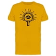 thumbnail image 1 of Mystical Racket With Eye Tee Men's -Image by Shutterstock, 1 of 2
