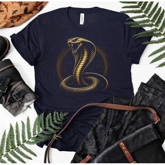 Mystical Reptile Graphic T-Shirt Size S-5XL