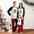 thumbnail image 1 of Mystical Sasquatch Christmas Pajamas – Red Plaid with Black Sleeve Matching Family Set, Size NB to 6XL, 1 of 7