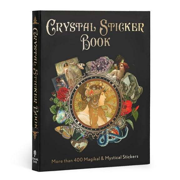 Mystical Sticker Book Crystal Sticker Book: More Than 400 Magickal & Mystical Stickers, (Paperback)