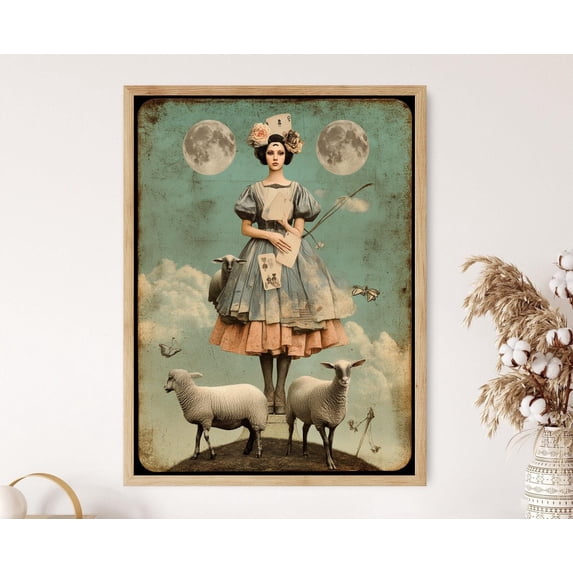 Mystical Tarot Lady Art Surreal