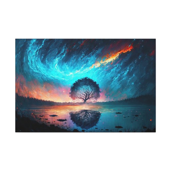 Mystical Tree Science Fiction Sci Fi Fantasy Wall Decor Unframed Paper Print