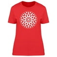 thumbnail image 1 of Mystical White Mandala T-Shirt Women -Image by Shutterstock, Female Large, 1 of 2