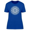 thumbnail image 1 of Mystical White Mandala T-Shirt Women -Image by Shutterstock, Female XX-Large, 1 of 2
