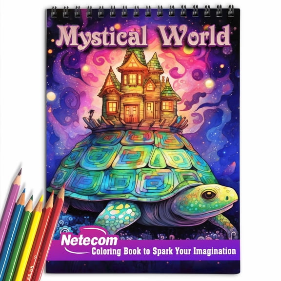 TPLHOUSE Halloween Gnomes Coloring Book for Adults, Spiral Bound, Soft Cover