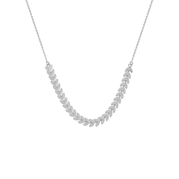 Mystigrey Cesaria .925 Sterling Silver Plated Rhodium Necklace for Women
