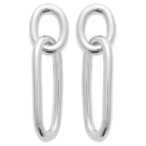 Mystigrey Julie .925 Sterling Silver Plated Rhodium Stud Earrings for Women